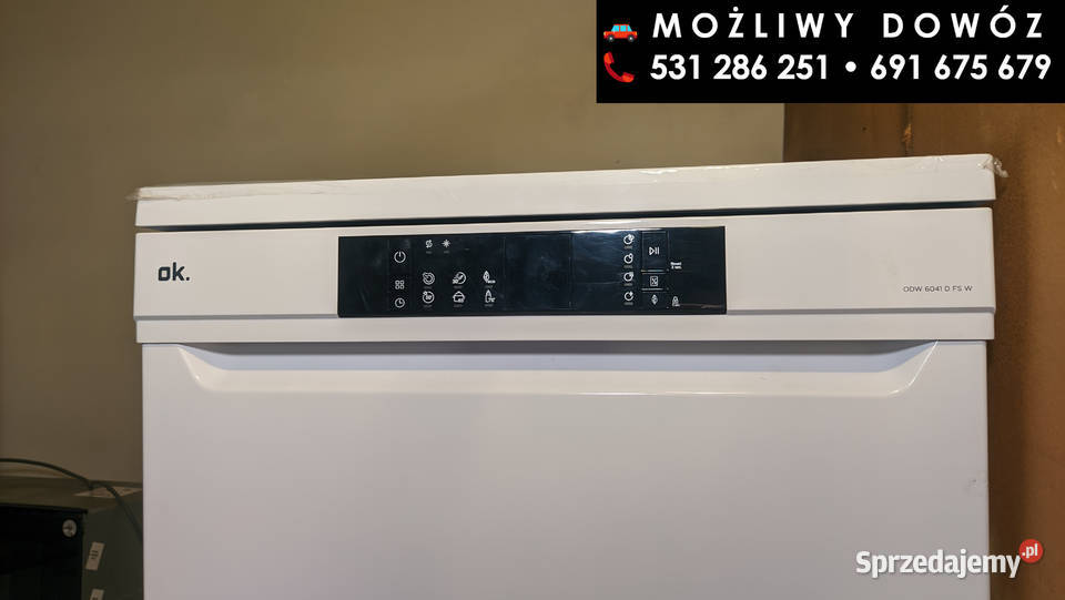 Zmywarka wolnostojąca OK szerokość 60 nowa Dobrzyń nad Wisłą