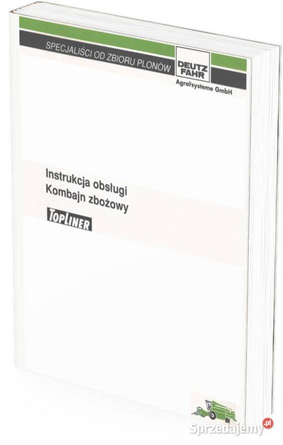 Instrukcja obsługi Deutz Fahr varimaster 560 590 Pozostałe wielkopolskie