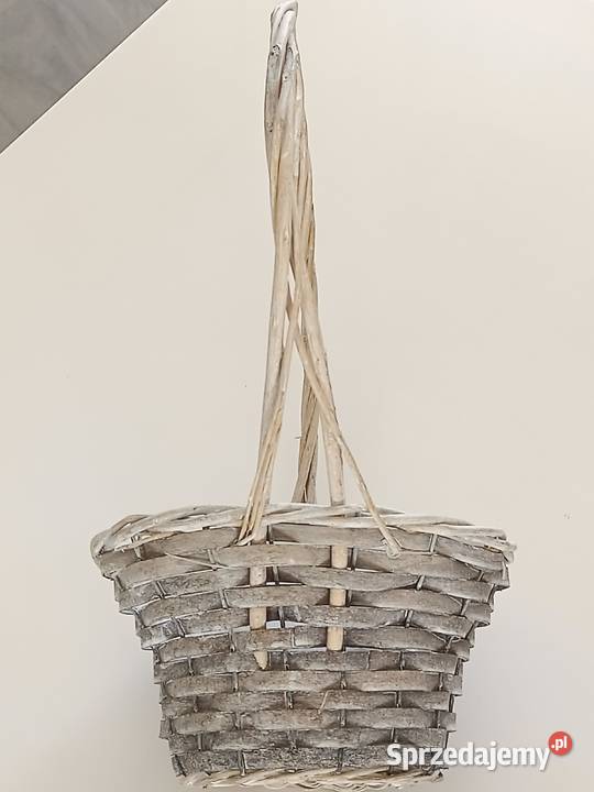Koszyk pleciony z wikliny sielski styl na Zamość