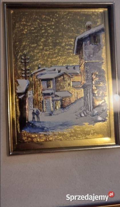 Prodam kartiny srebra 925 proby pozolota Gliwice
