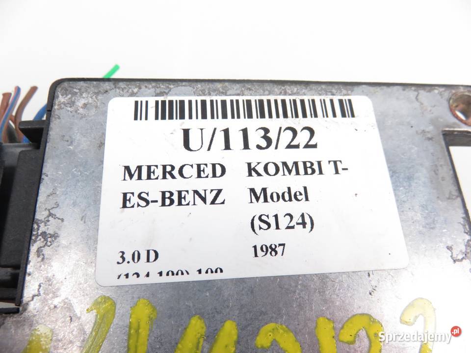 MODUŁ AIRBAG MERCEDESBENZ S124 0038200710 sprzedam
