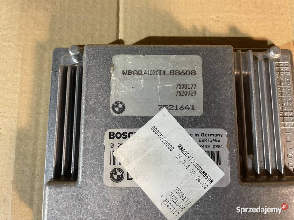Komputer sterownik 7520929 bmw 7 735i 36 8v e65