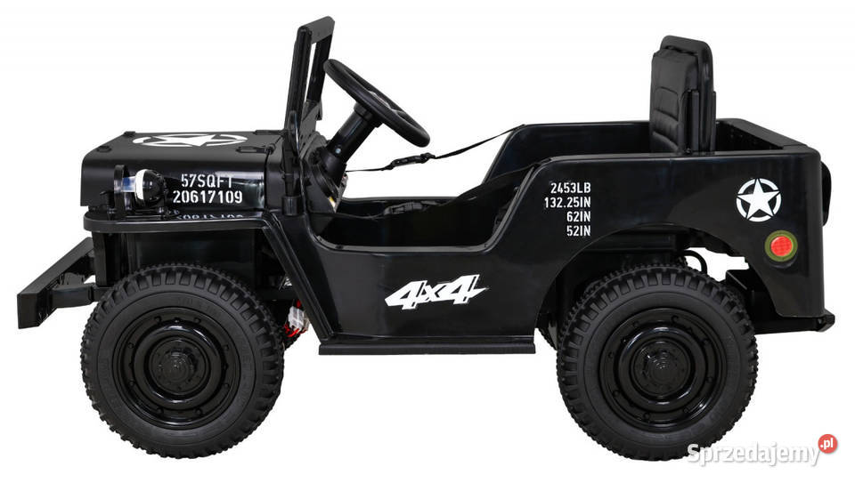 Auto samochód na akumulator WOJSKOWE RETRO 4x4 śląskie Myszków