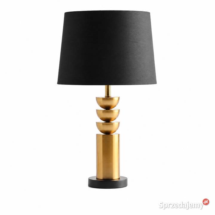 Czarno złota lampa stołowa modern luxury 56 Lampy małopolskie Golkowice sprzedam