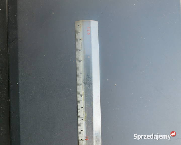 Linijka akrylowa przezroczysta dwuskalowa firmy Kraków