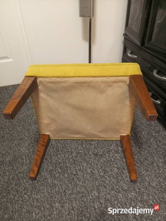 Pufa Podnóżek Zielony Oliwkowy NOWY 47cm Pufy i podnóżki Meble Biała Rawska