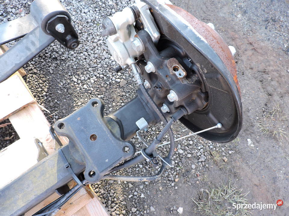 Belka oś zawieszenia tył amortyzatory resory dostawcze Myszków