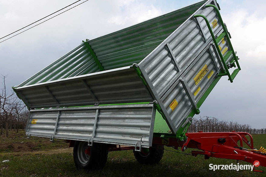 Przyczepa dwuosiowa rolnicza 25T skrętna oś nieuszkodzony lubelskie Kraśnik