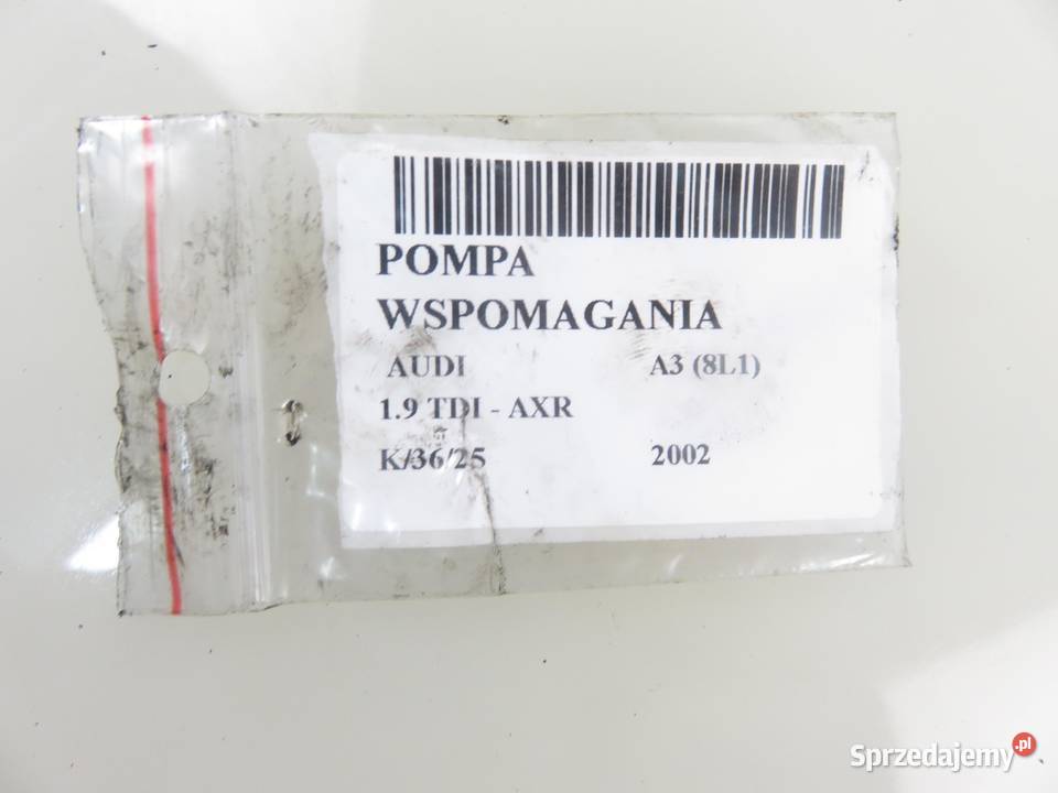 POMPA WSPOMAGANIA AUDI A3 8L1 19 TDI AXR osobowe Pompy wspomagania