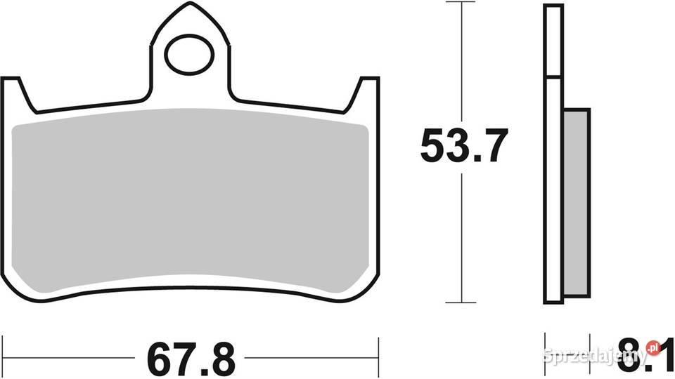 Klocki hamulcowe SBS 622HF HONDA CBHornet900