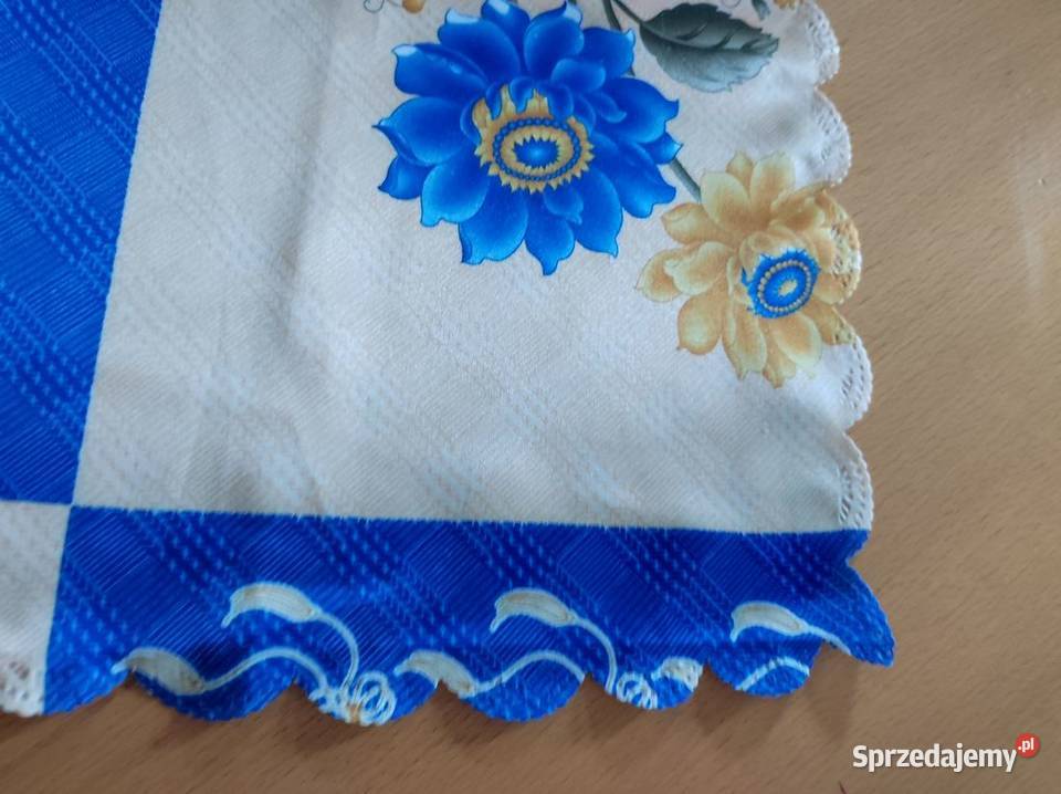 obrus wodoodporny kwiaty owoce jesienny kuchenny wielokolorowy Kielce