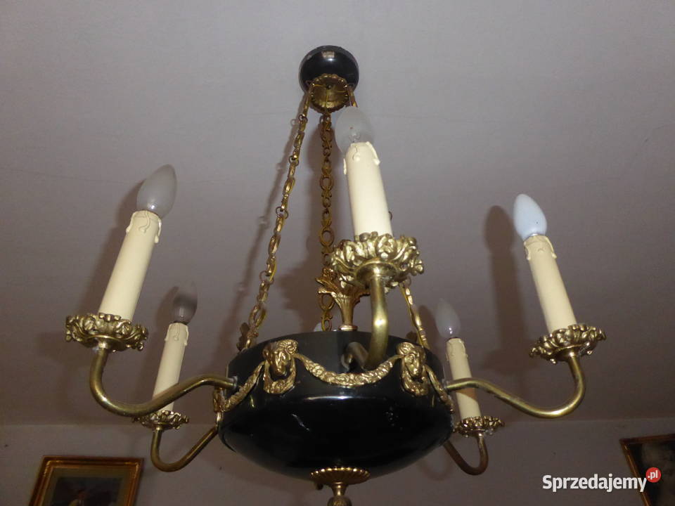 MOSIĘŻNY STYLOWY ŻYRANDOL