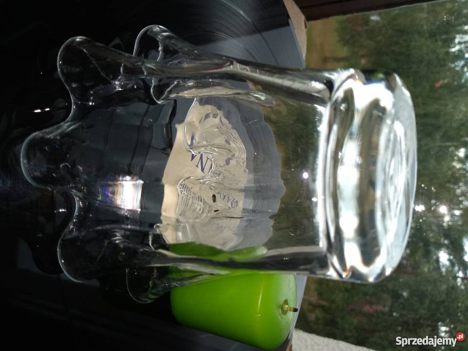 Świecznik w formie chusty Porcelana i szkło