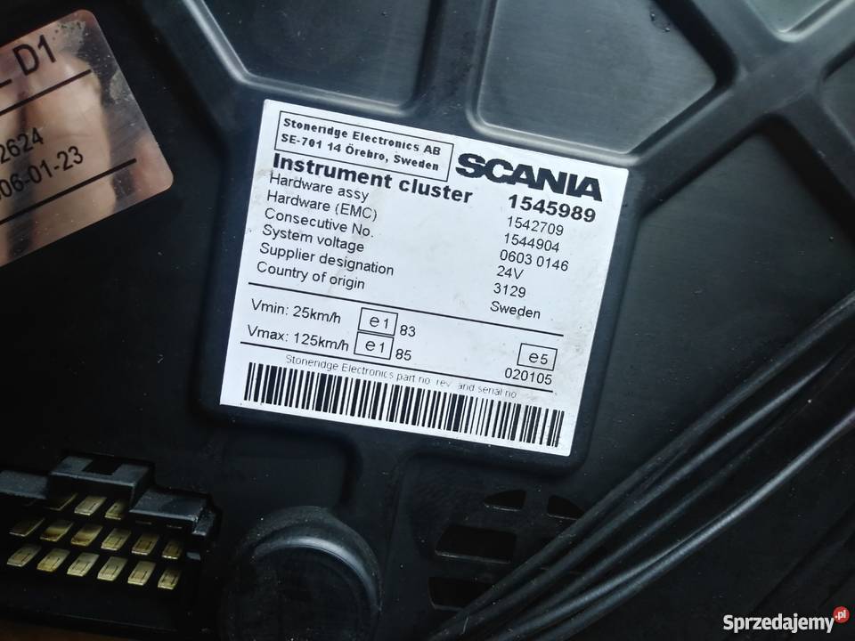 Licznik zegary Scania R Części
