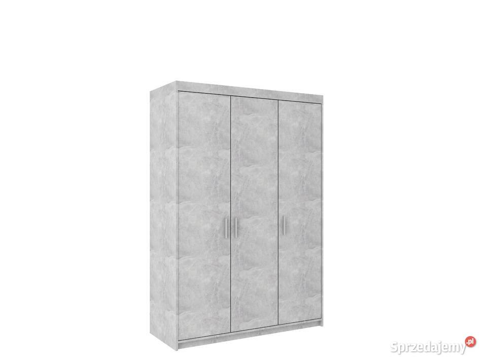 Szafa Trzydrzwiowa 133 Biała Dąb sonomaDąb Gliwice