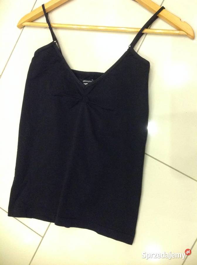 Crop Top damski Atmosfere SM czarny j nowy czarny Topy i koszulki Nowa Sól