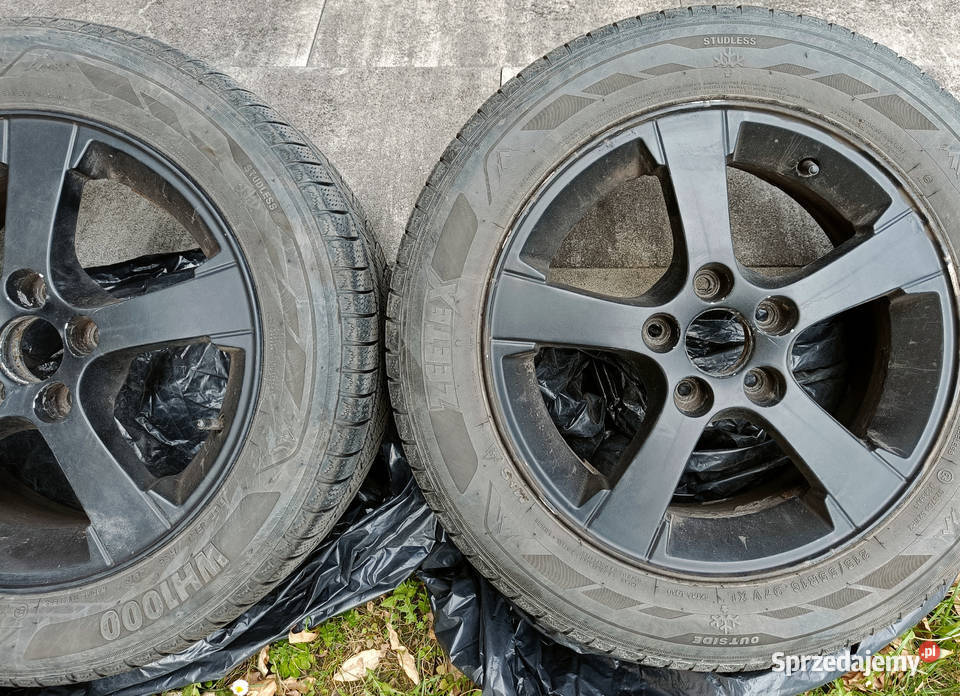 Koła OEM Saab 16 5x110 opony zimowe Zeetex