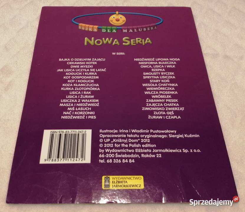 Smolisty byczek Bajka maluszka Książeczki dzieci Książki dla dzieci