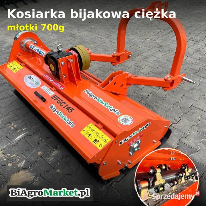 Kosiarka bijakowa ciężka EFGC 145 Geograss Olkusz sprzedam