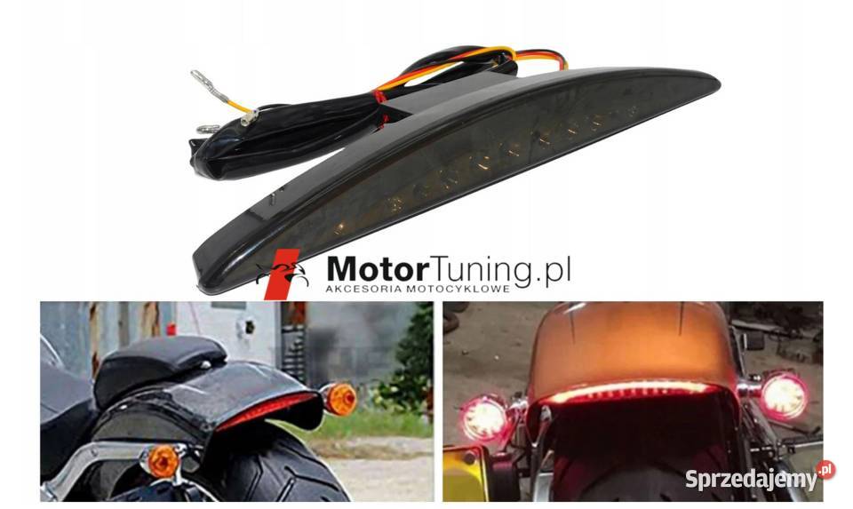 LAMPA MOTOCYKLOWA LED TYŁ POD BŁOTNIK Sosnowiec