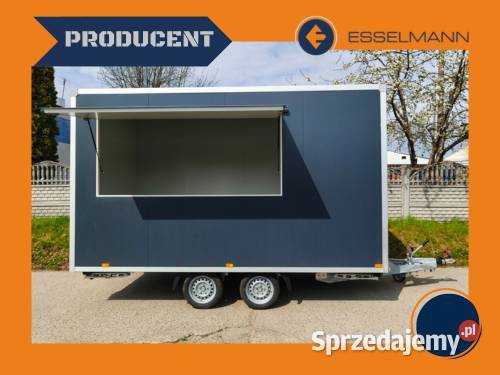 przyczepa handlowa z wyposażeniem gastronomiczne Jarocin