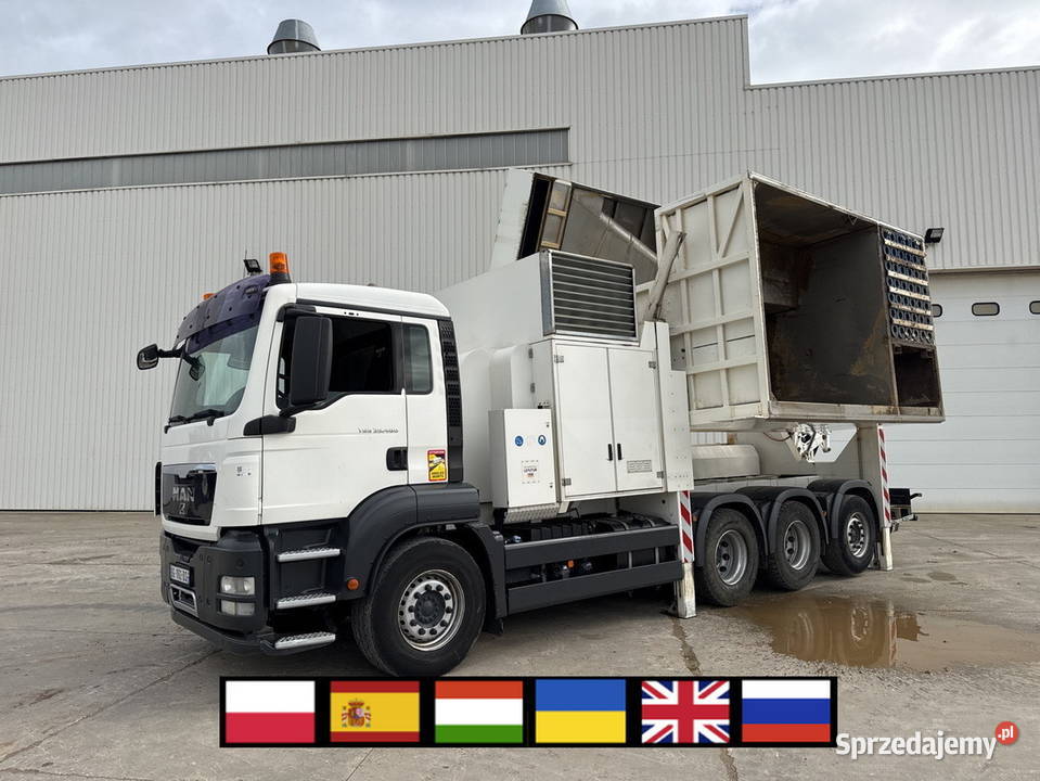 MAN TGS 35480 8x4 Koparka próżniowa MTS 4A14T Kraków