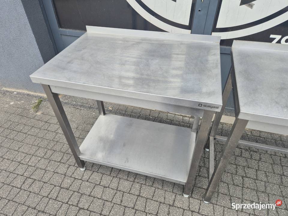 STÓŁ GASTRONOMICZNY Z PÓŁKĄ 906085 M Ostrów Wielkopolski