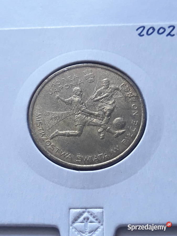 2 Mistrzostwa Świata w 2002 Korea Japonia 2002 r Numizmatyka wielkopolskie Konin sprzedam
