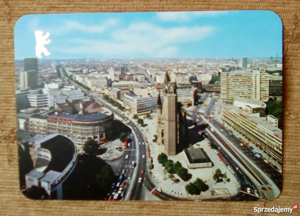 BERLIN PANORAMA MIASTA Z PLACEM EUROPACENTER Piszczac