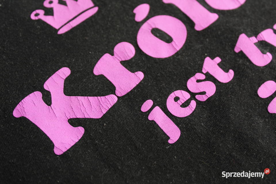 Koszulka S Czarna Królowa Jest Jedna TShirt sprzedam