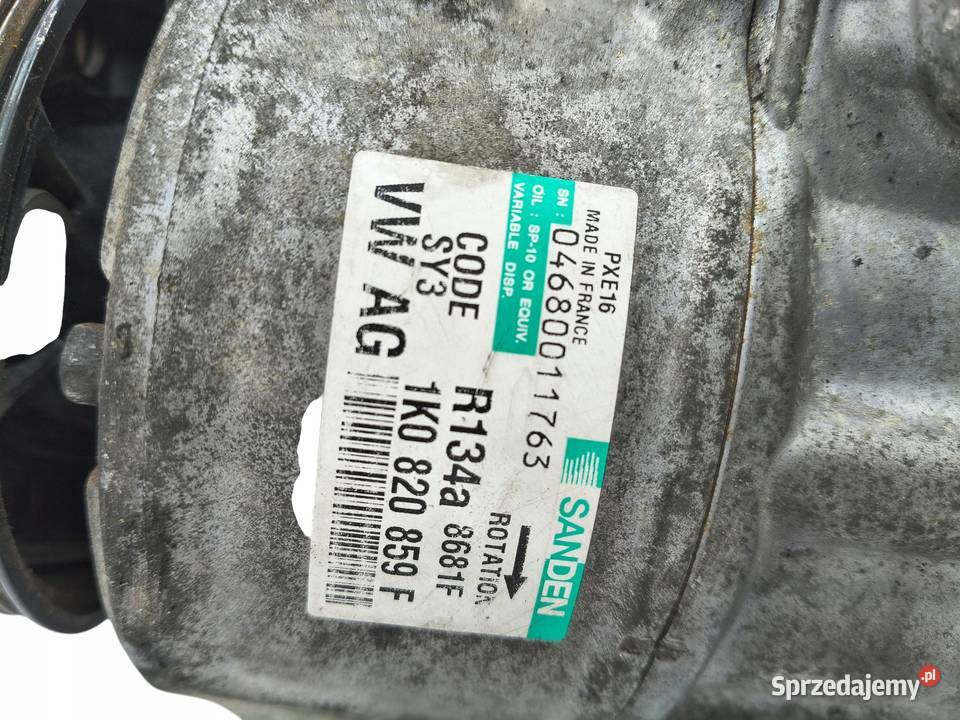 SPRĘŻARKA KLIMATYZACJI Volkswagen Eos Golf V 20 Chełm