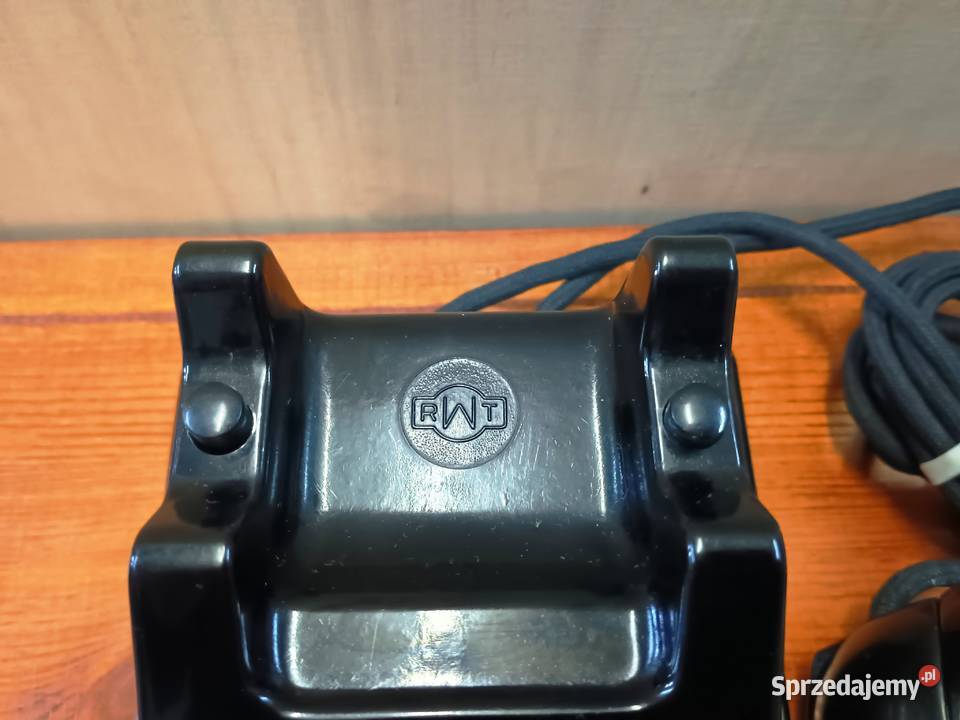 PRL Telefon T4 bakelit 1953r Ekspozycyjny Częstochowa