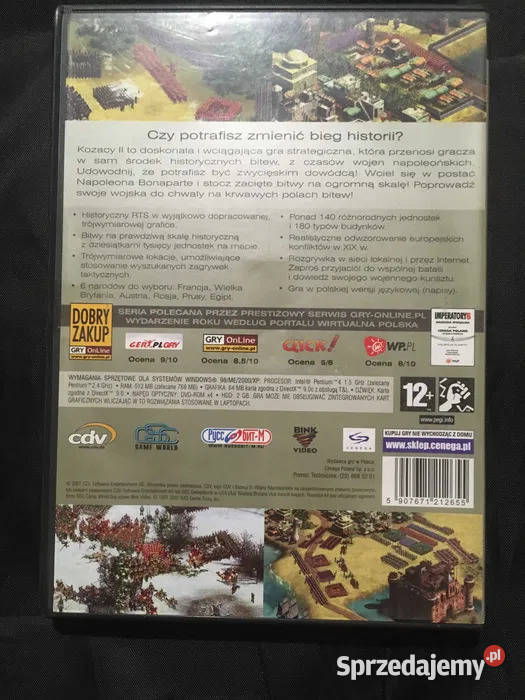 Kozacy II Wojny Napoleońskie gra PC strategiczne Gry komputerowe i konsolowe