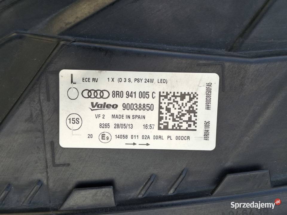 AUDI Q5 LIFT 8R0 REFLEKTOR LEWY BIXENON D3S lubuskie Bieleń