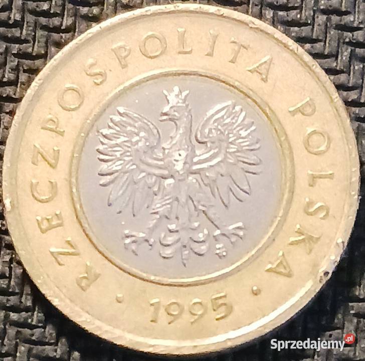 2 złote 1995 r 2 Podwójne obrzeże błąd mennicy Numizmatyka wielkopolskie Konin