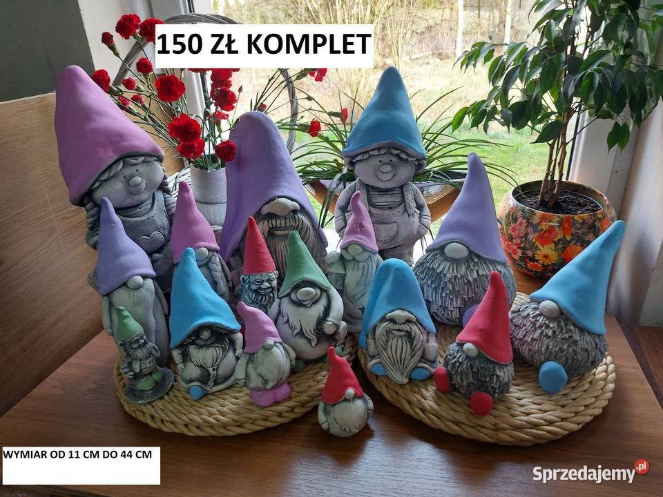 Skrzat ogrodowy latarnik krasnal ogrodowy ozdoba Ogród