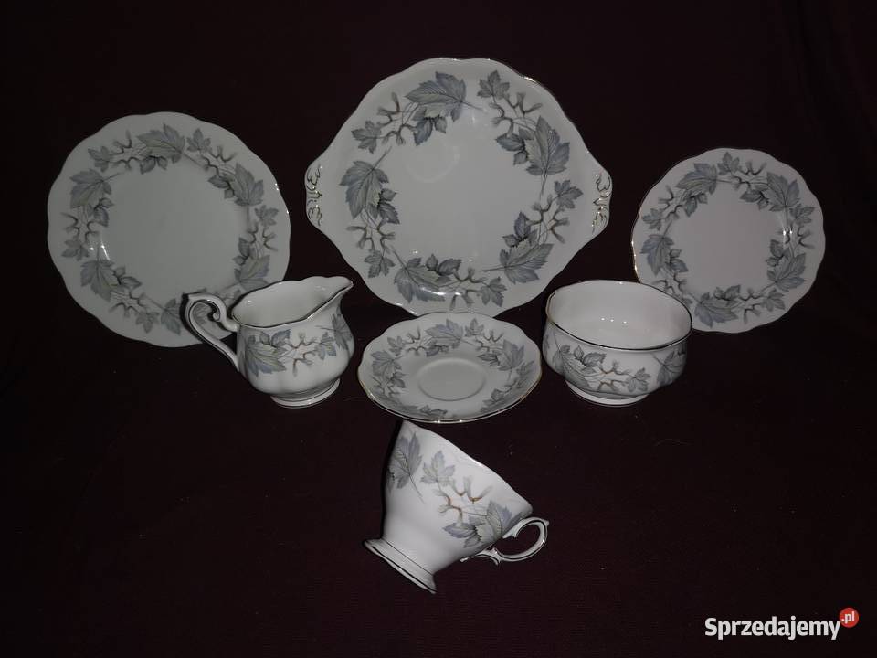 Serwis Royal Albert England Silver Maple Gdańsk