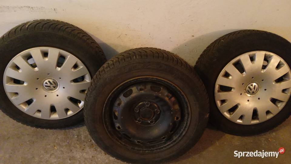 Sprzedam koła zimowe z vw Polo 2005r Samochodowe dolnośląskie sprzedam