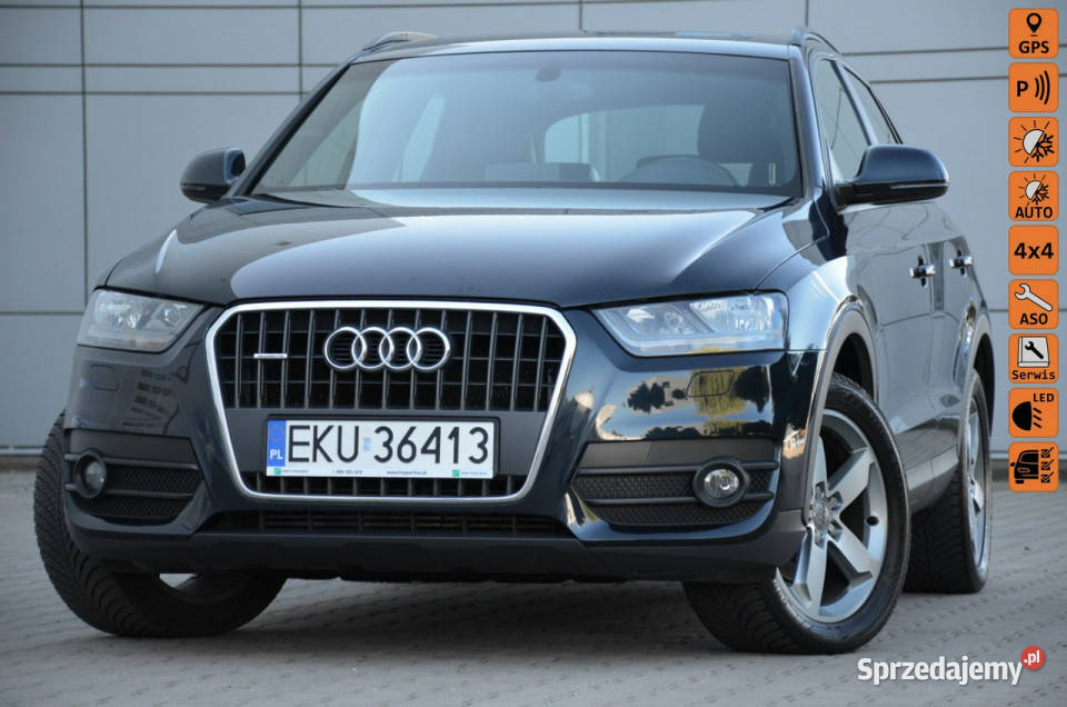 Audi Q3 20 TFSI 170 Quattro Panorama Serwis Navi nawigacja Motoryzacja Kutno sprzedam