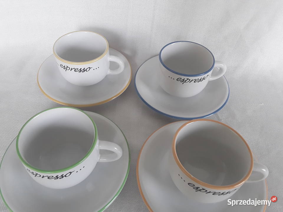 Filiżanka ze spodkiem 4 X ESPRESSO Zamość