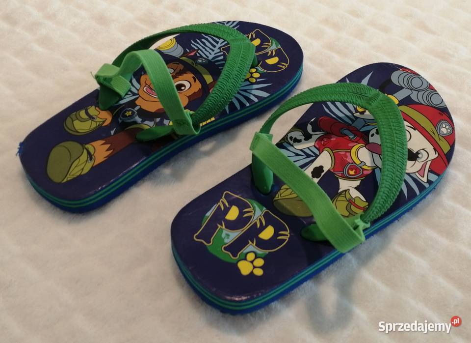 Japonki chłopięce plażowe Psi Patrol CA 2728 Sandałki śląskie Czeladź sprzedam