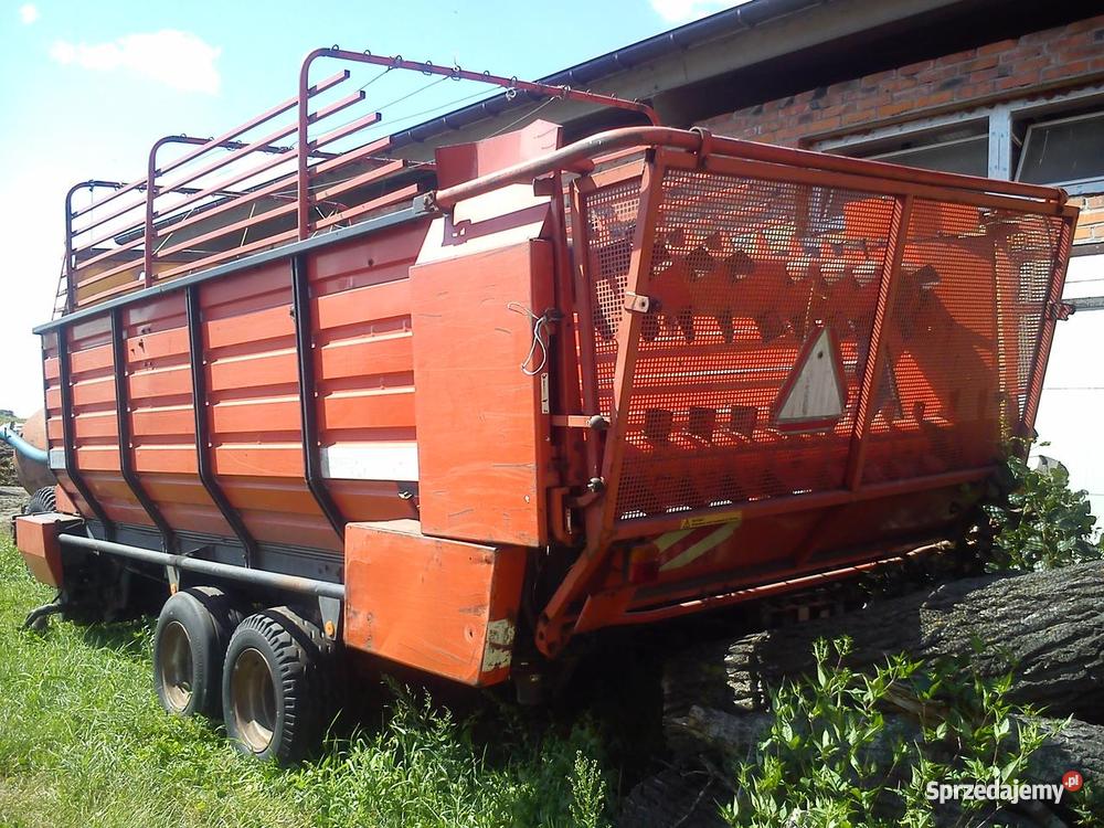 Przyczepa samozbierajaca Deutz Fahr F570 nieuszkodzony Maszyny rolnicze Gosławice