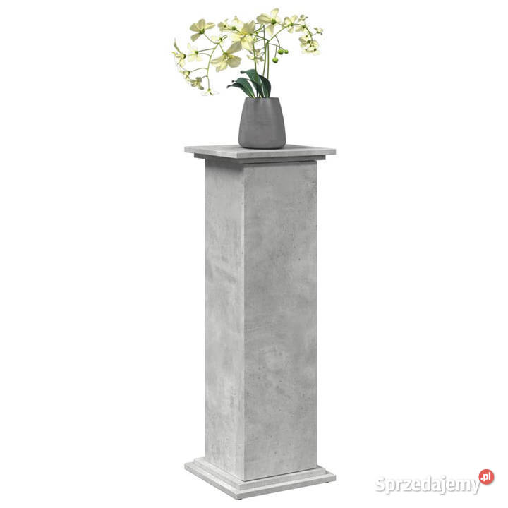 Piedestał ze schowkiem szary beton 31x30x90 mazowieckie
