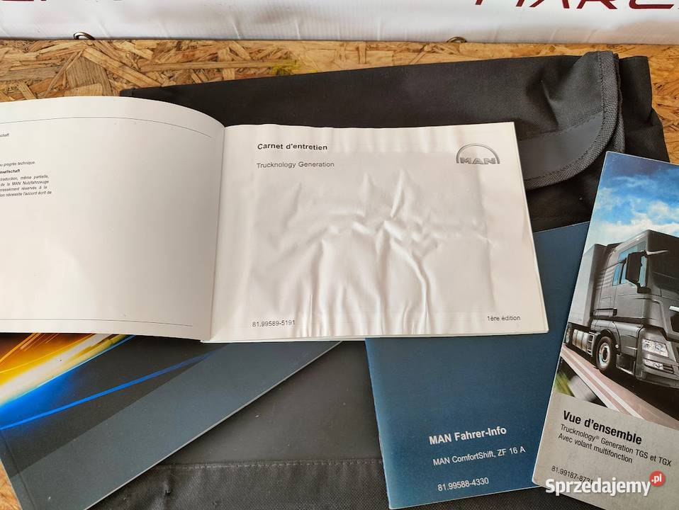 Książka Serwisowa MAN TGS Pleszew sprzedam
