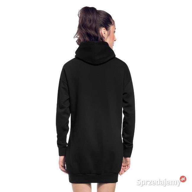 Długa bluza z kapturem KRAKÓW Since 1257 Zielony fioletowy Kraków