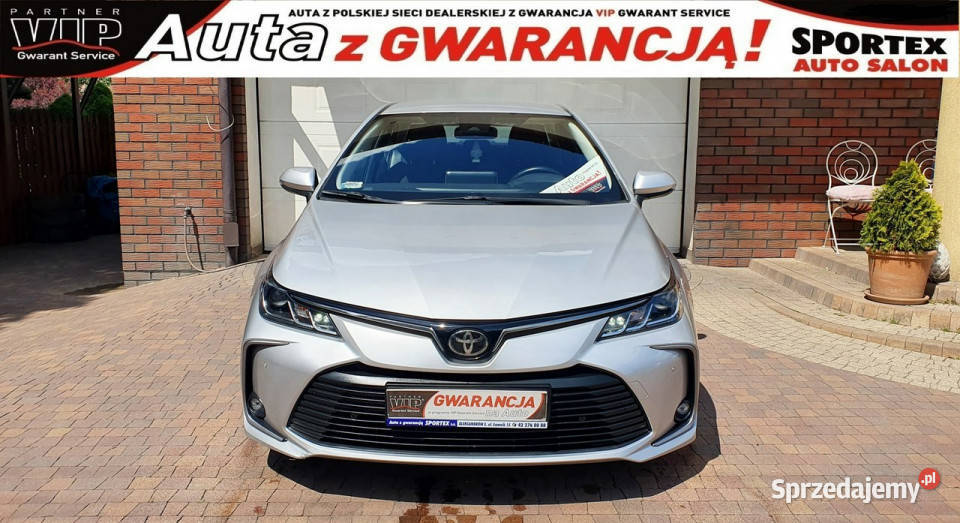 Toyota Corolla 16 132 GAZ 2021 REJ COMFORT Salon serwisowany w ASO Aleksandrów Łódzki