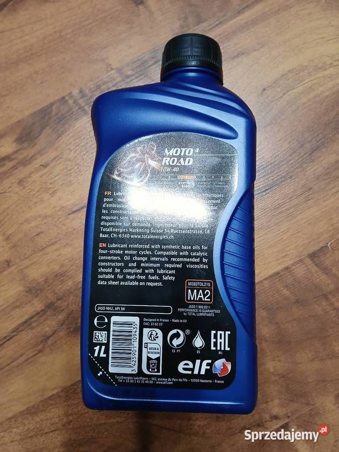 Olej silnikowy ELF MOTO 4 ROAD 10W40 1L Oleje silnikowe Resko