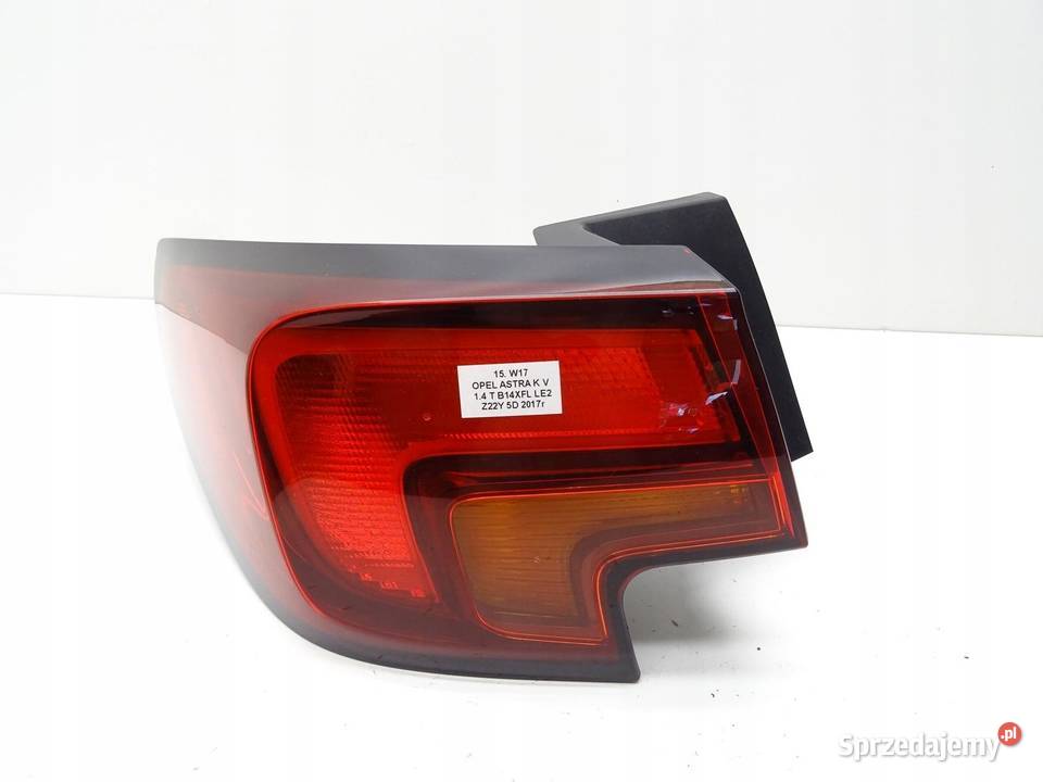 LAMPA LEWA LEWY TYŁ TYLNA W BŁOTNIK OPEL ASTRA K