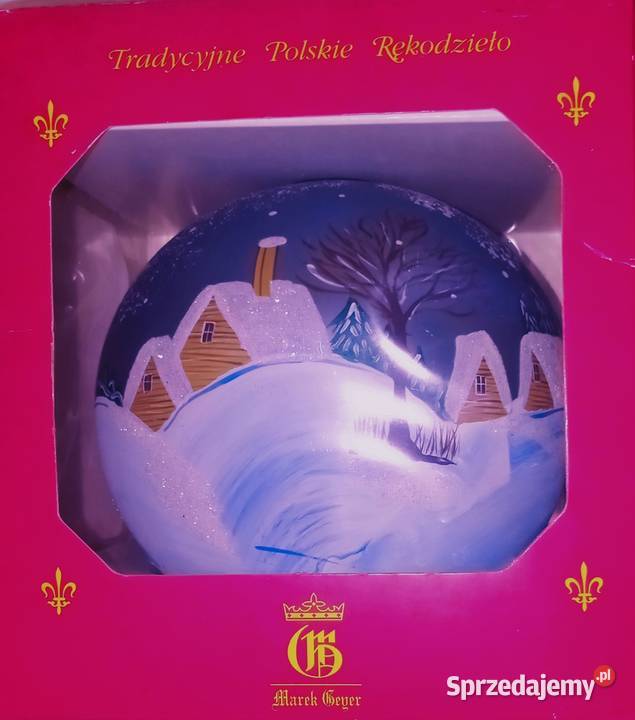 Stara bombka na stojaku Jelenia Góra