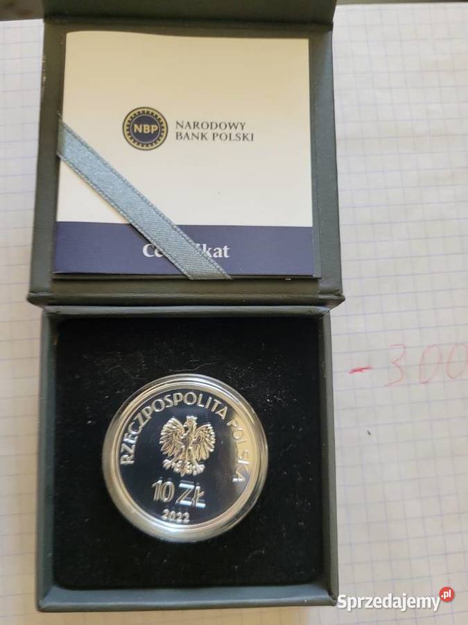 Zamienię srebrną monetę 10 z roku 2022 Chodecz